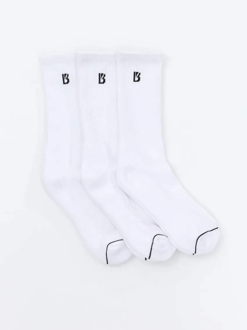 3 Pack Full Crew Socks