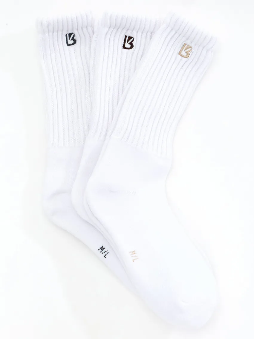 3 Pack Scrunch Socks