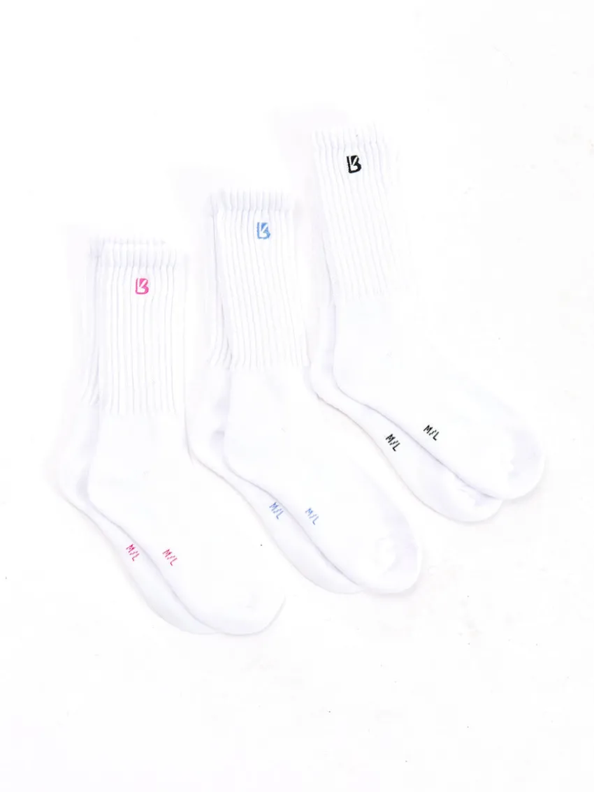 3 Pack Scrunch Socks