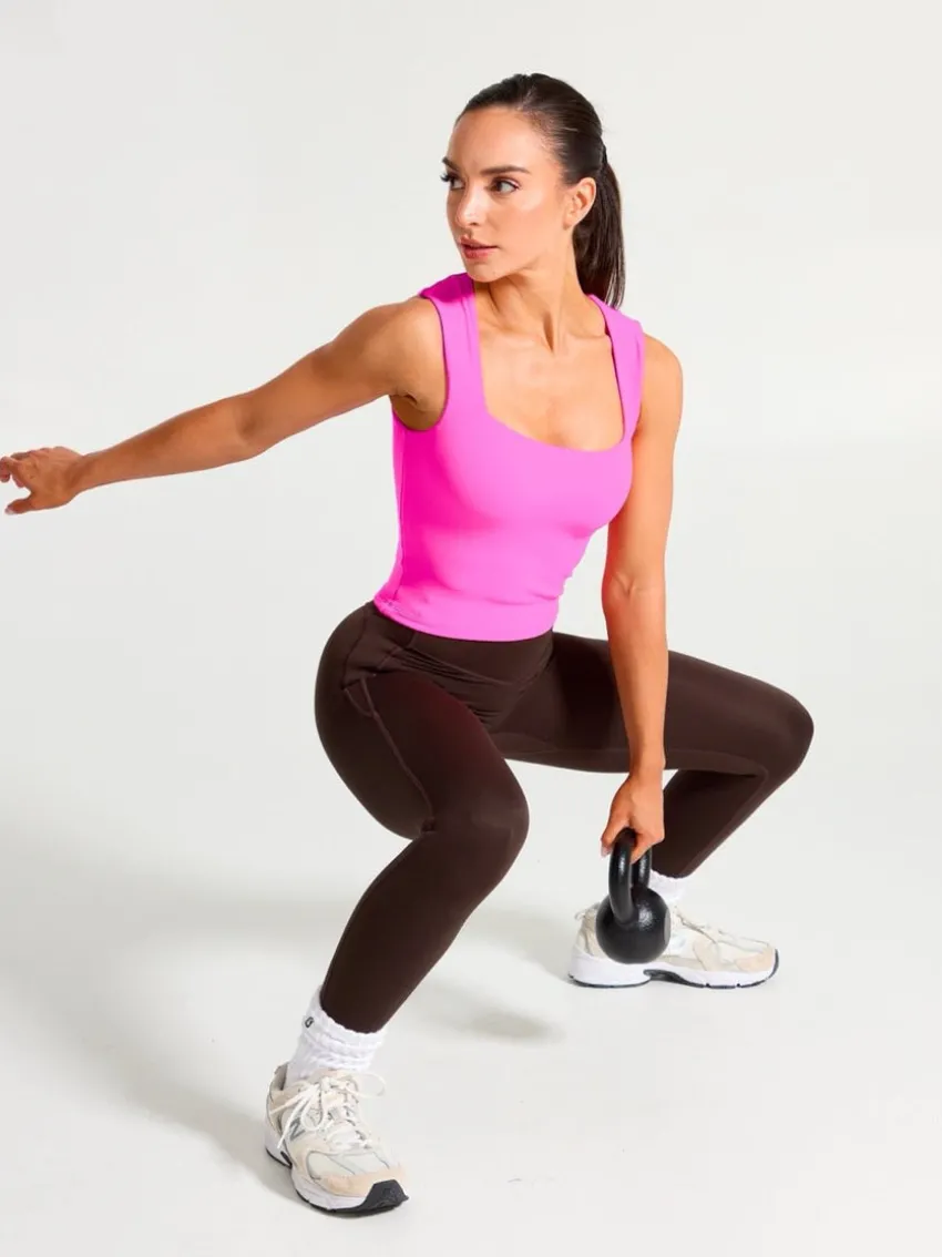 Butter Square Neck Waist Tank