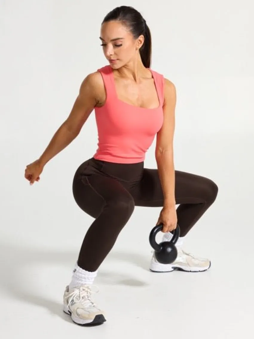 Butter Square Neck Waist Tank