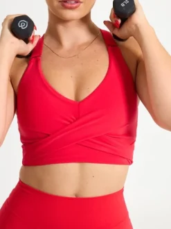 Candy Wrap Sports Bra