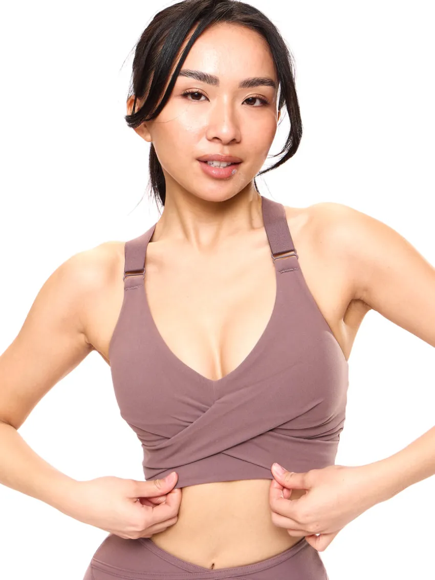 Candy Wrap Sports Bra