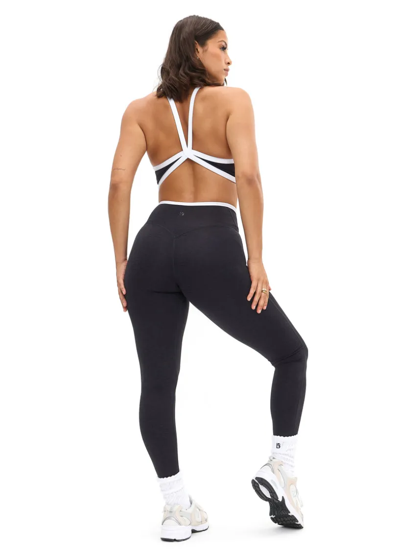 Dream Heather Contrast Sports Bra