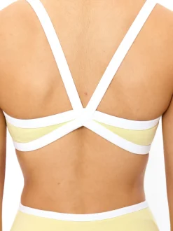 Dream Heather Contrast Sports Bra