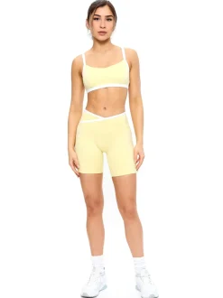 Dream Heather Contrast Sports Bra