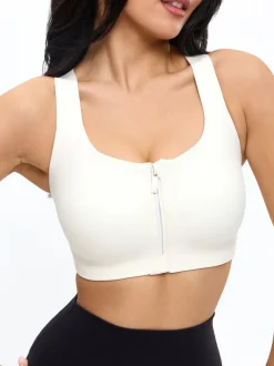 High Impact Zip Sports Bra