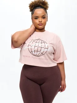 Lifting Club Crop Tee