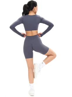 Long Sleeve Curve Crop