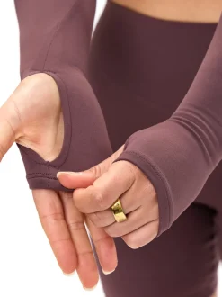 Long Sleeve Curve Crop