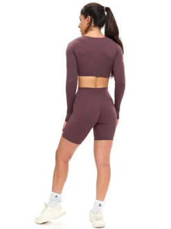 Long Sleeve Curve Crop