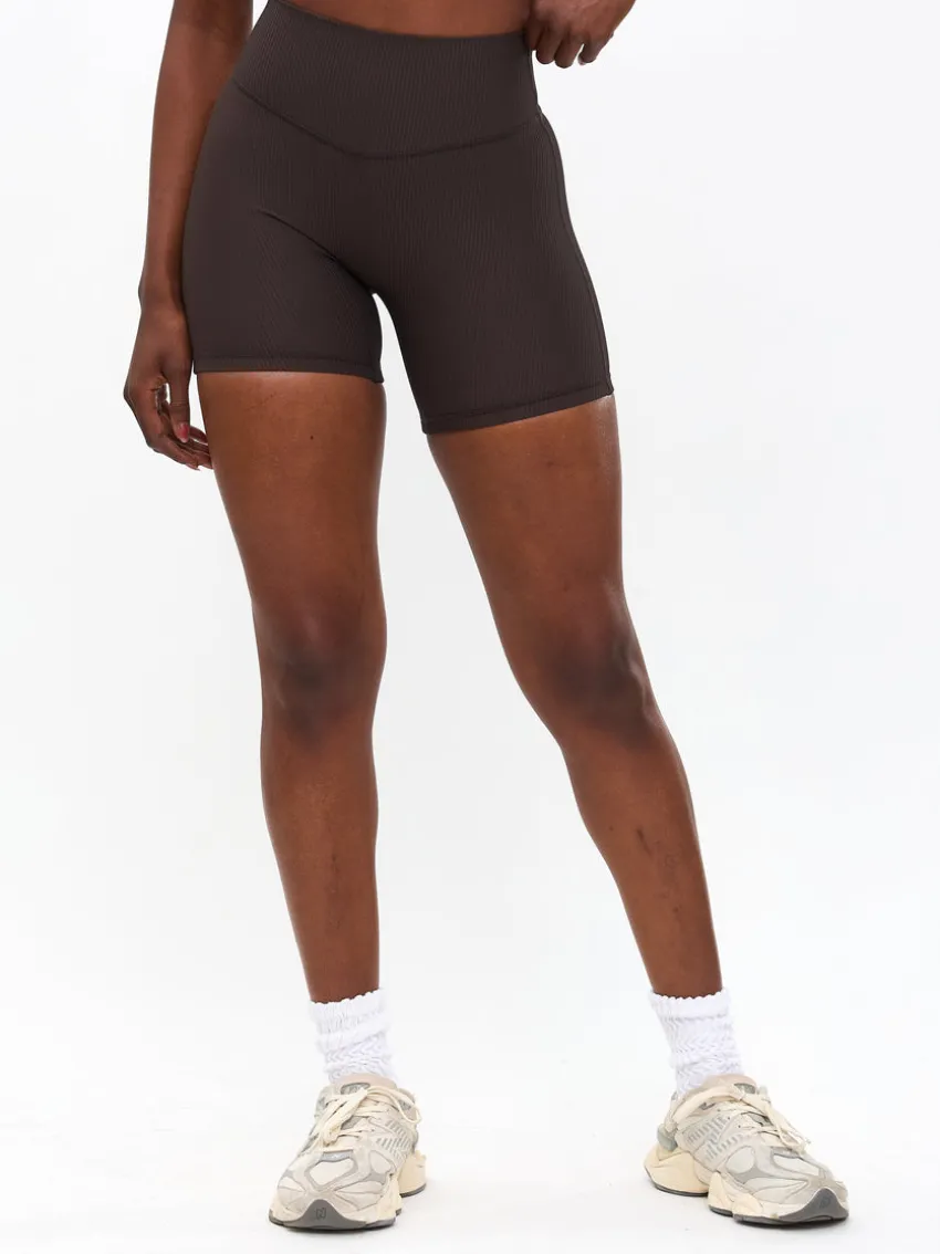Material Girl Ribbed Short 6"
