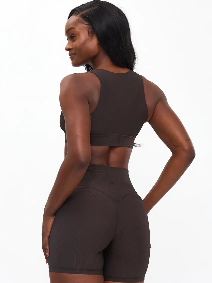 Material Girl Ribbed Short 6"