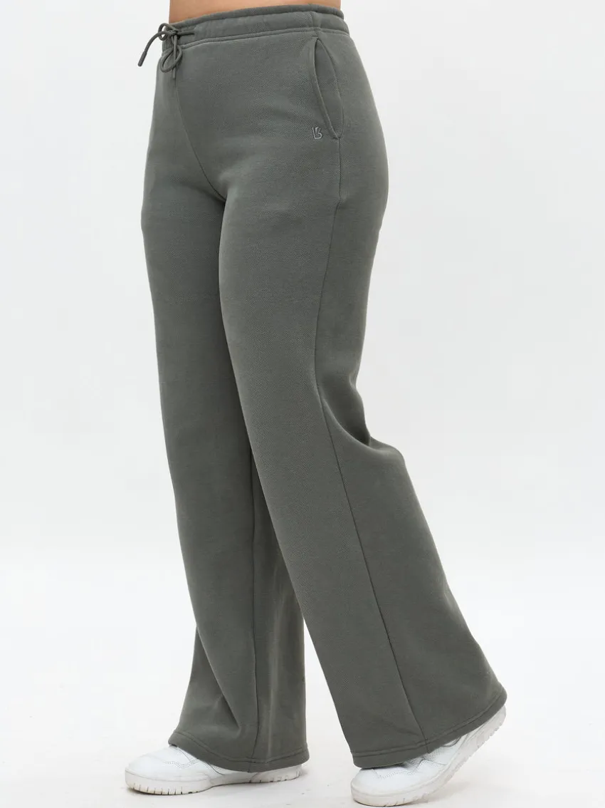Plush Fleece Straight Leg Sweat Pant