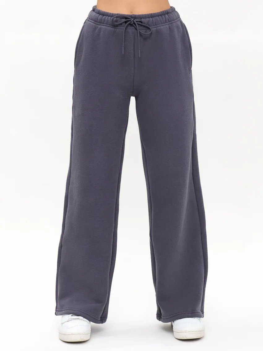 Plush Fleece Straight Leg Sweat Pant