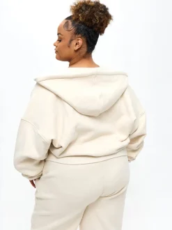Plush Fleece Zip Hoodie