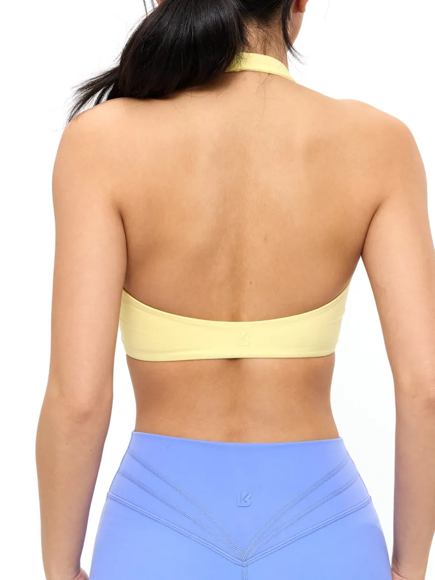 Poshknit Scrunch Halter Sports Bra