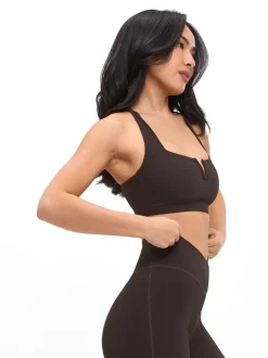 Ribbed Notch Sports Bra