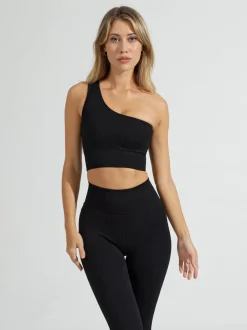 Ribbed Seamless Sports Bra