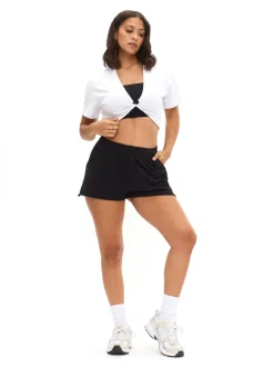 Slouchy Twist Crop