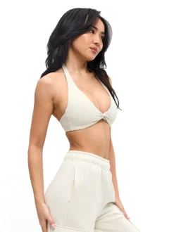 Twisted Halter Sports Bra
